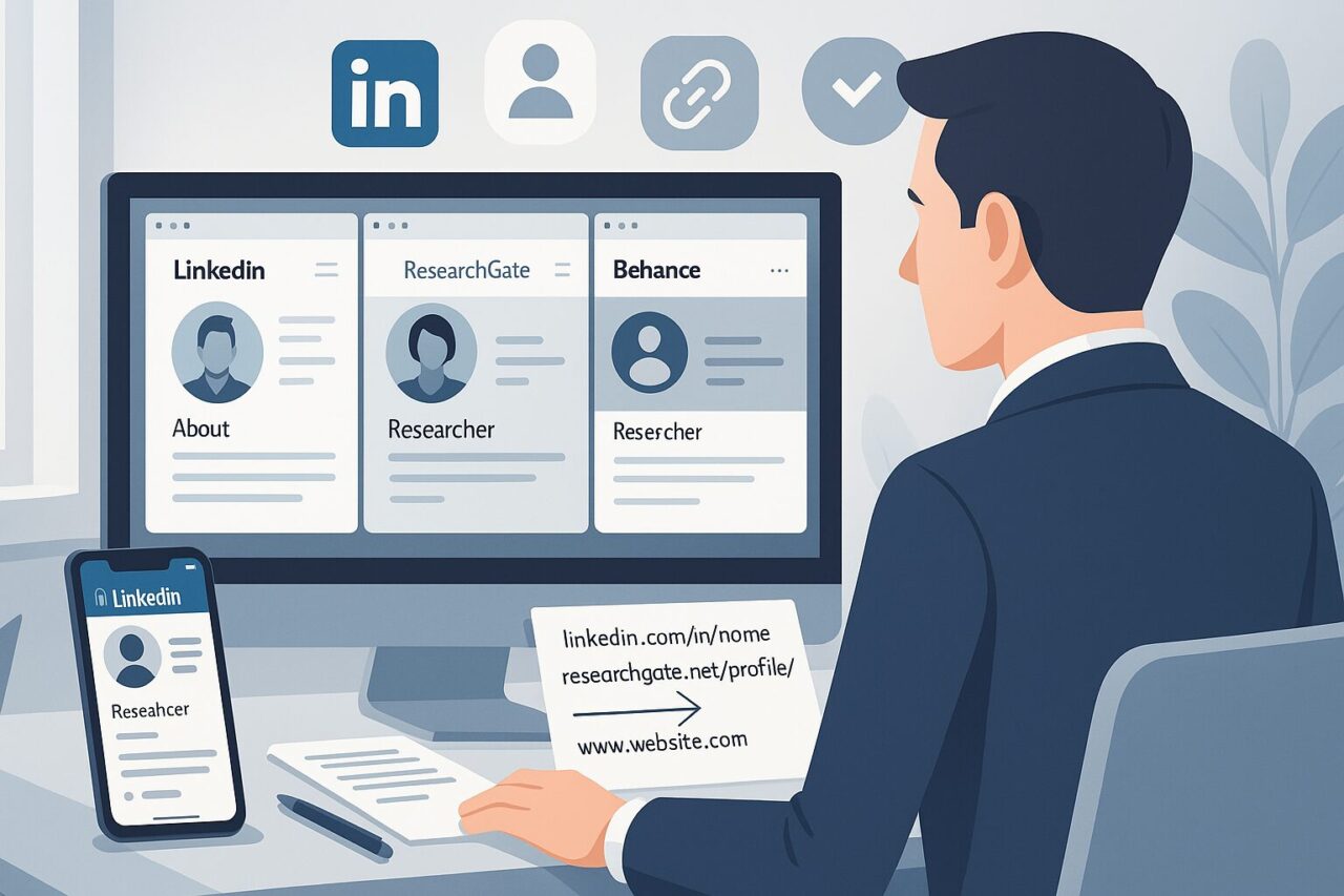 Eigene Expertenprofile mit Backlinks pflegen