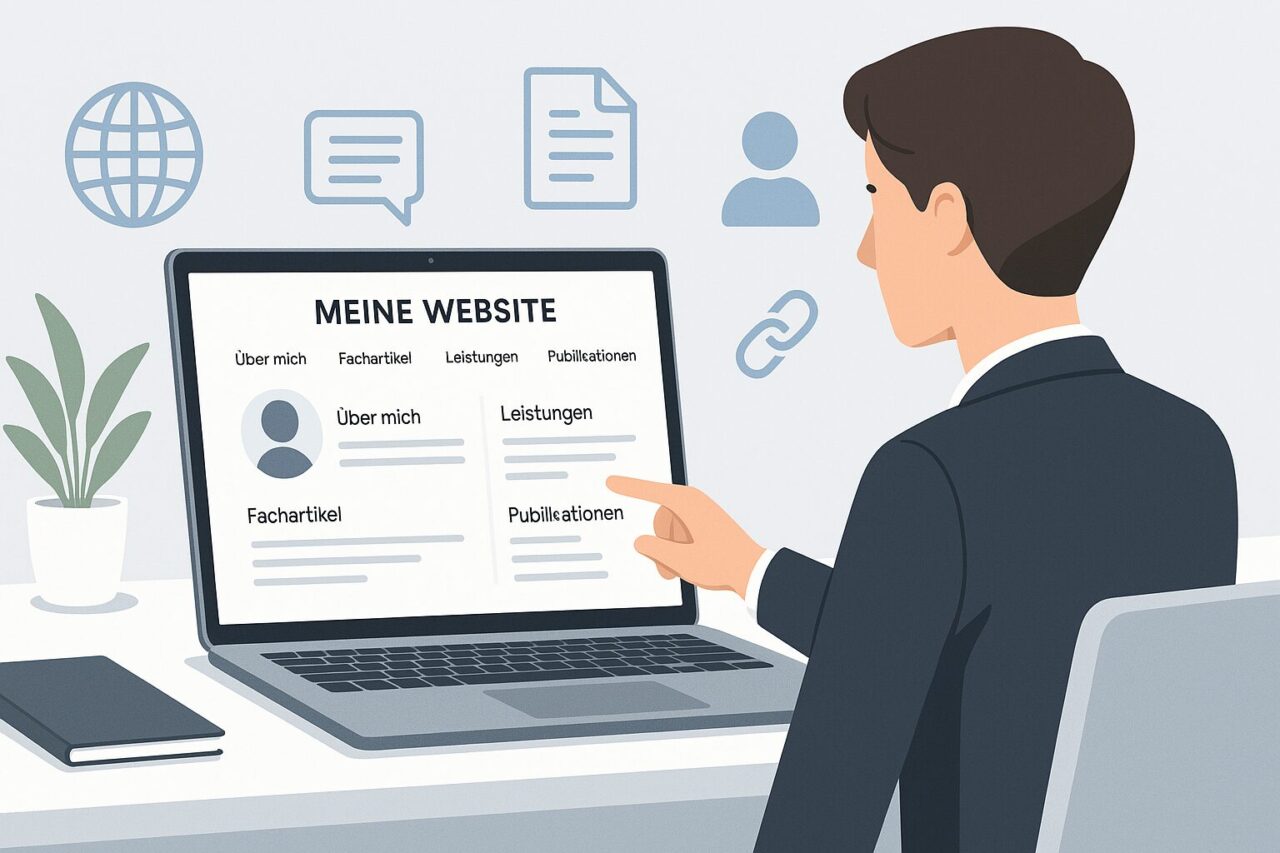 Eigene Website als zentrale Quelle etablieren